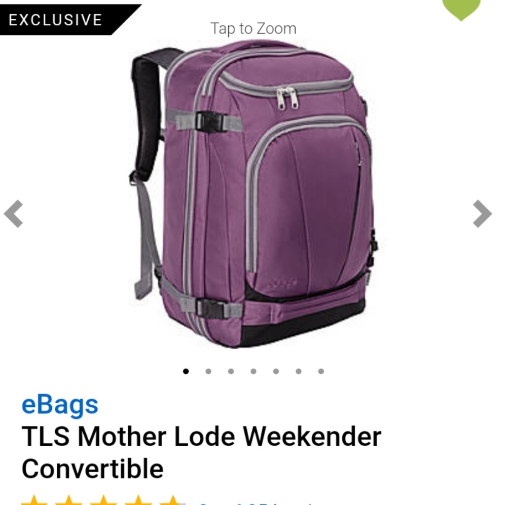 eBags
TLS Mother Lode Weekender Convertible